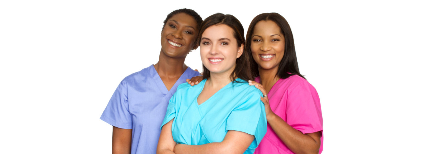 Diverse group of medical team of women